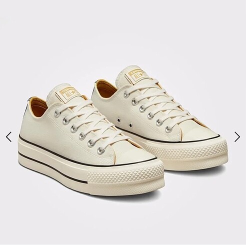 Converse Chuck Taylor All Star Lift Kadın Krem Sneaker