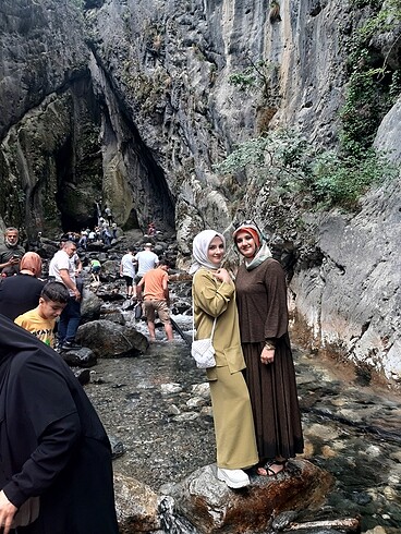 diğer Beden yeşil Renk Pantolonlu ikili takım