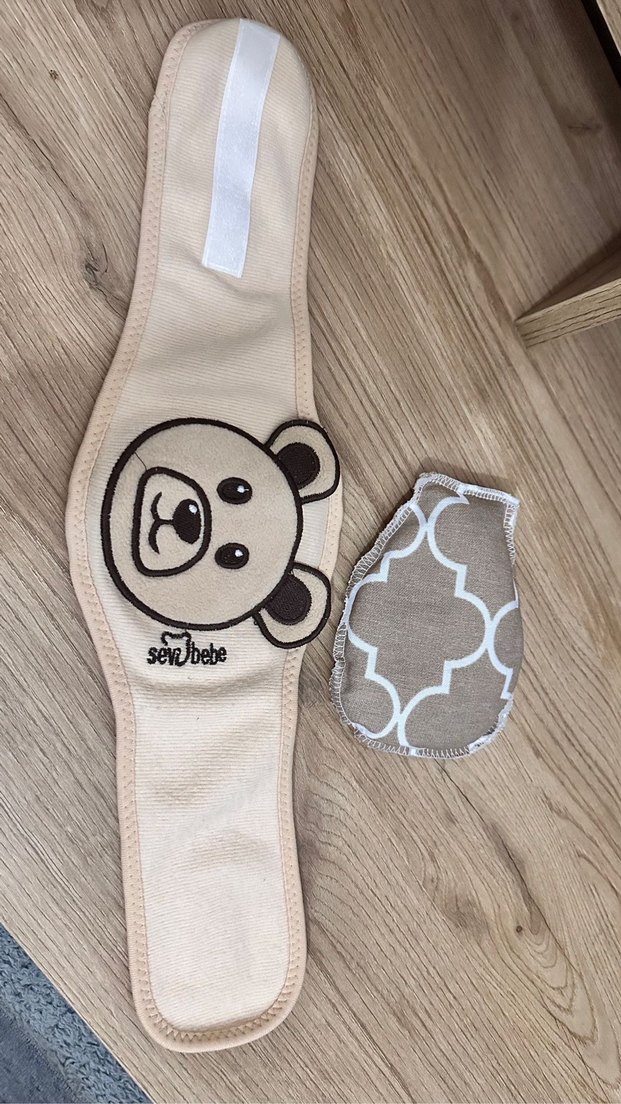 Kiraz Çekirdekli Bebek Bel Bandı - Görsel 2