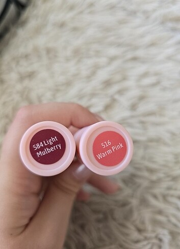 Beden çeşitli Renk LYKD Merry Lip Duo Ruj Seti 584 Light Mulberry ve 516 Warm Pink