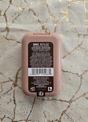  Beden Renk NYX Buttermelt Bronzer 01 Butta Cup Sıfır ürün 