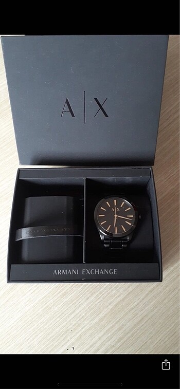 Armani Exchange ARMANİ EXCHANCE ERKEK SAAT BİLEKLİK SETİ