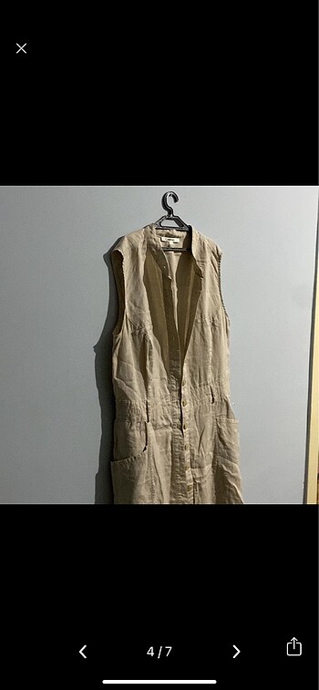 xl Beden camel Renk koton yazlık elbise