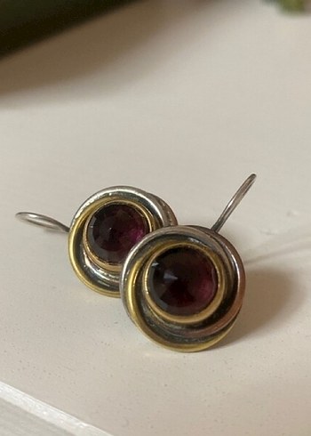 925 ayar gümüş küpeler - Görsel 2