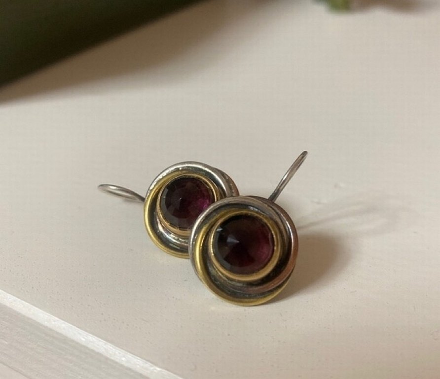 925 ayar gümüş küpeler - Görsel 2