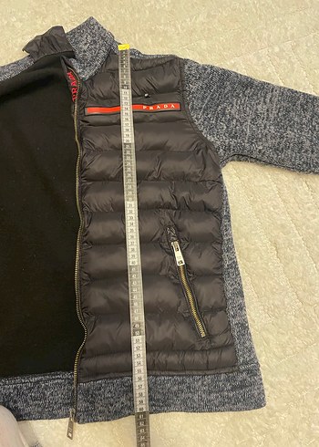 Gri Fermuarlı Erkek Yelek - Görsel 2