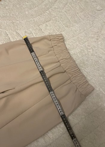 Bej Kısa Kollu Boğazlı Kadın Bluz - Görsel 5