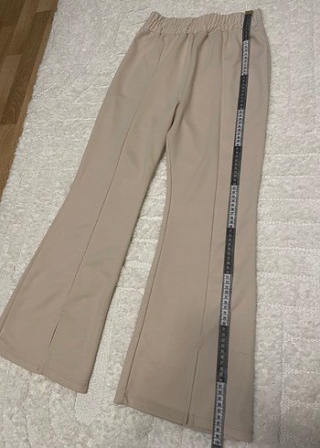 Bej Kısa Kollu Boğazlı Kadın Bluz - Görsel 6