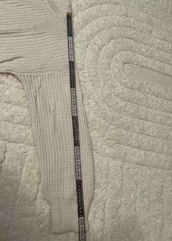 Bohem Uzun Kollu Keten Triko Kadın Kazak - Görsel 6