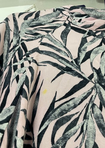 Pembe Pilili Uzun Salaş Elbise - Görsel 8