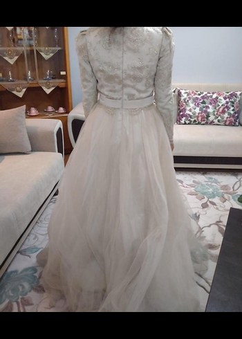 Dantel İşlemeli Beyaz Uzun Kollu - Görsel 2