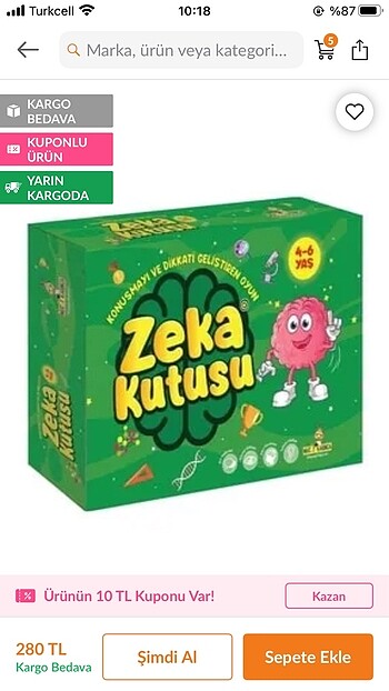 Yükselen zeka zeka kutusu