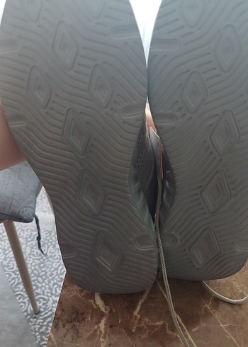 43 Beden Gri Bağcıklı Erkek Spor Ayakkabı