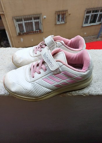 Kız Çocuk Renkli Bağcıksız Spor Ayakkabı
