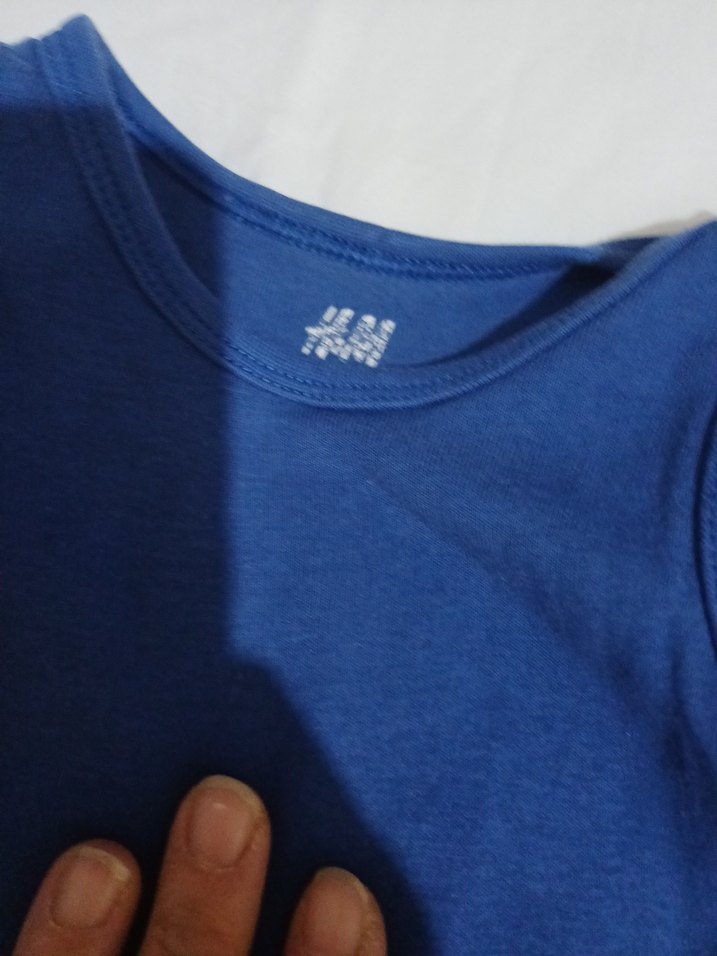 6lı Mavi Baskılı Pamuklu Erkek Bebek Atlet Body zıbın - Görsel 4