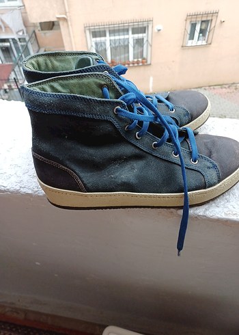 Erkek Mavi Ayakkabı Bağcıkları - Görsel 4