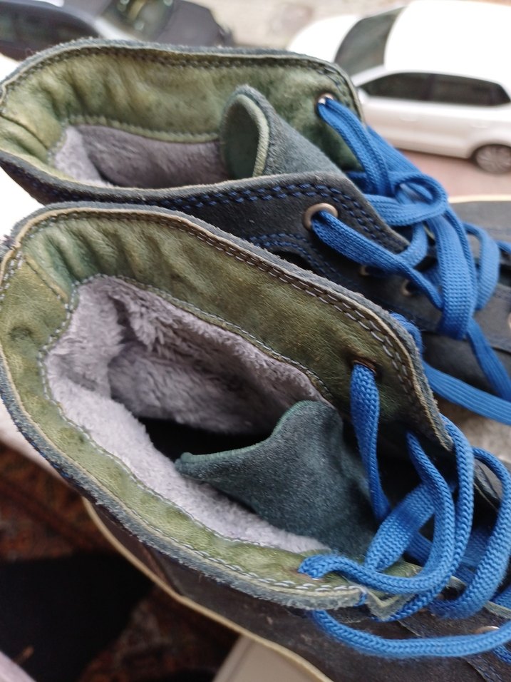 Erkek Mavi Ayakkabı Bağcıkları - Görsel 5