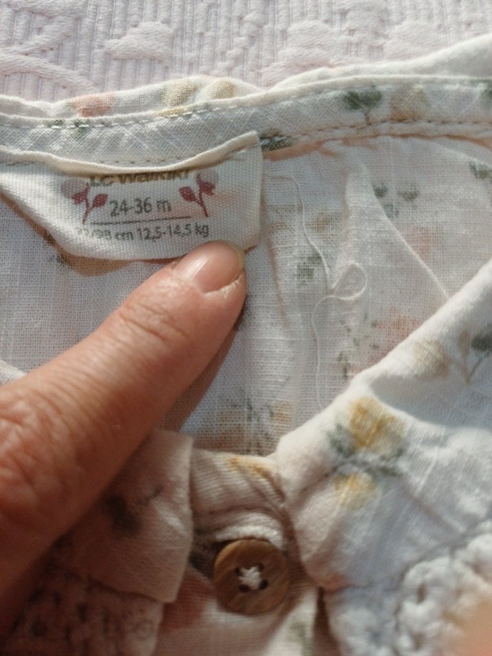 Kız Çocuk Bej Nakışlı Pamuklu Gömlek - Görsel 2