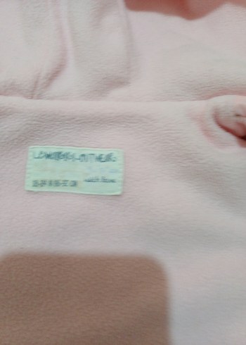 Kız Çocuk Kapüşonlu Pembe Yelek - Görsel 5