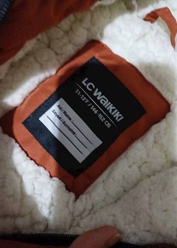 Kapüşonlu Düğmeli Erkek Çocuk Kahverengi Ceket - Görsel 8