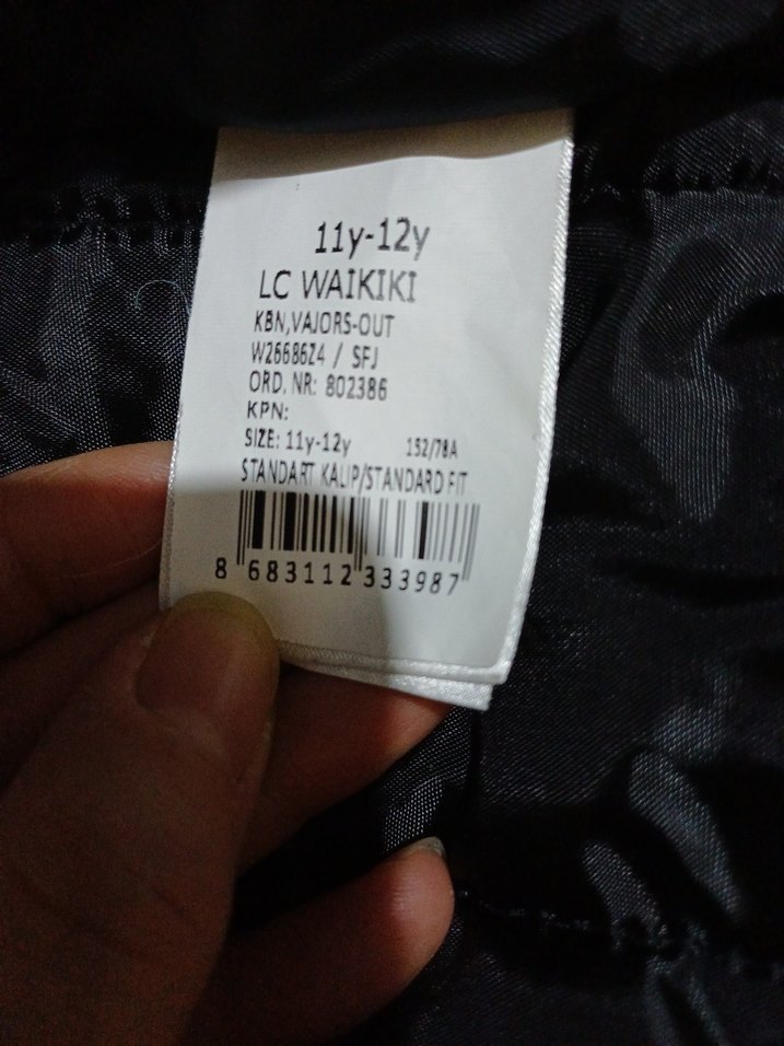 Kapüşonlu Düğmeli Erkek Çocuk Kahverengi Ceket - Görsel 3