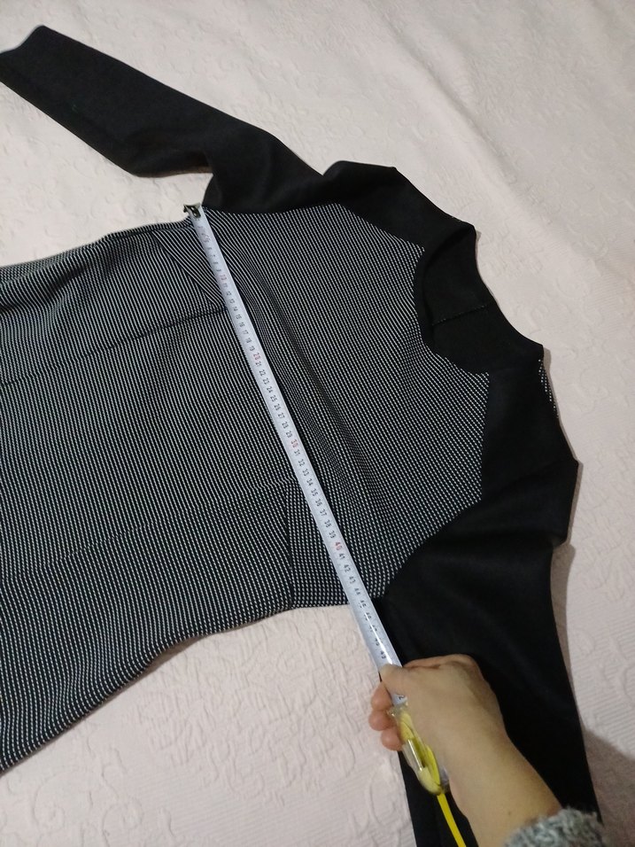 Uzun Gri Kadın Triko Elbise - Görsel 4