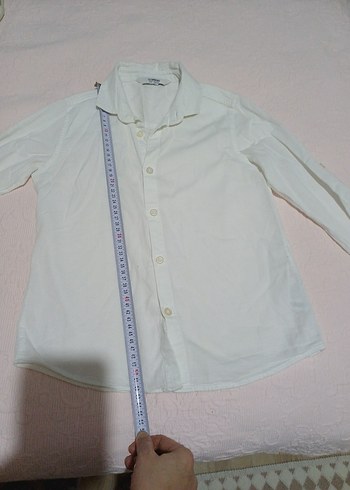 Beyaz Pamuklu Erkek Gömlek - Görsel 4