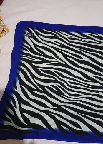 Mavi Kadın Polar Atkı Velcro Detaylı - Görsel 4