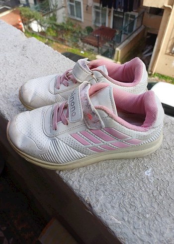 Pembe Kız Çocuk Spor Ayakkabı Velcro - Görsel 2
