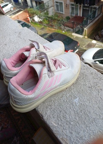 Pembe Kız Çocuk Spor Ayakkabı Velcro - Görsel 4