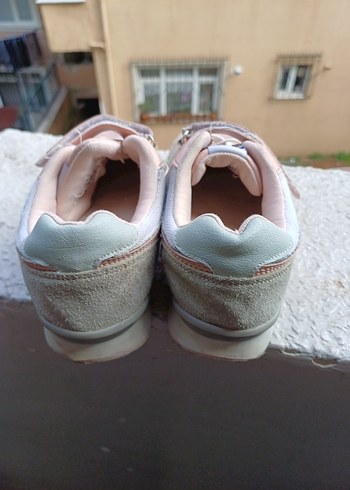 Kız Çocuk Pembe Spor Ayakkabı Velcro - Görsel 3