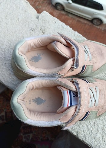 Kız Çocuk Pembe Spor Ayakkabı Velcro - Görsel 5