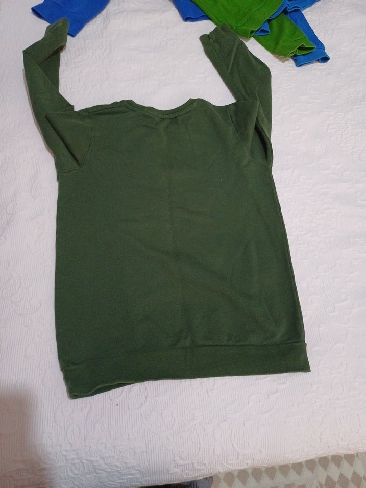 Yeşil Kral Şakir Baskılı Erkek Sweatshirt - Görsel 4