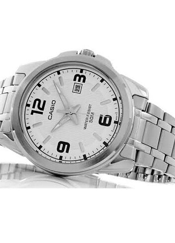  Beden beyaz Renk Casio mtp 1314 orijinal bandrollü saat 