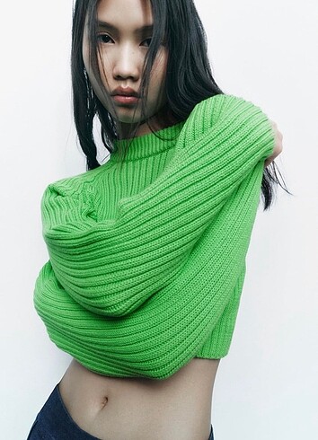 Zara crop kazak