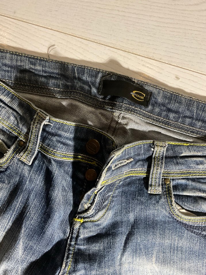 Justcavalli düz dar paça jean - Görsel 3