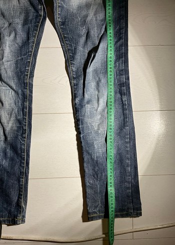 Düşük bel boru paça jean - Görsel 6