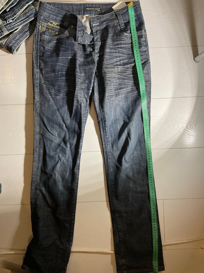 Düşük bel boru paça jean - Görsel 2