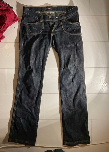 Bootcut düşük bel kot - Görsel 2