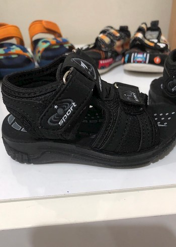 Siyah Erkek Çocuk Spor Sandalet - Görsel 5