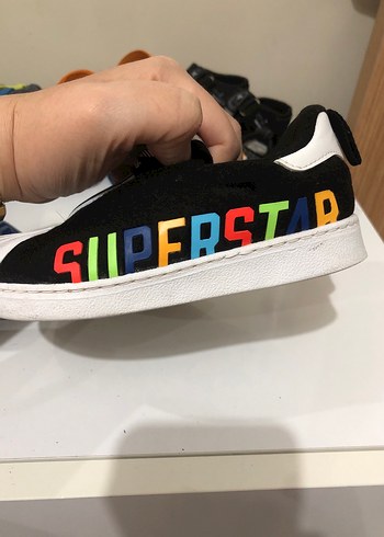 Adidas Siyah Bantlı süperstar - Görsel 2