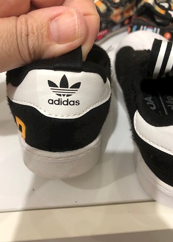 Adidas Siyah Bantlı süperstar - Görsel 6