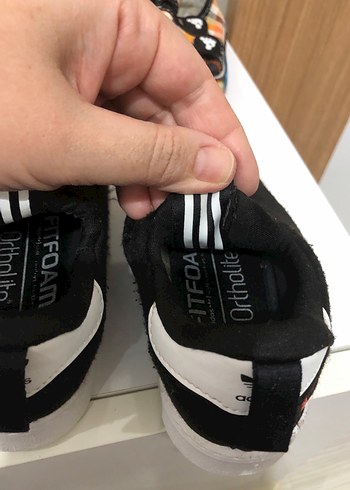 Adidas Siyah Bantlı süperstar - Görsel 4