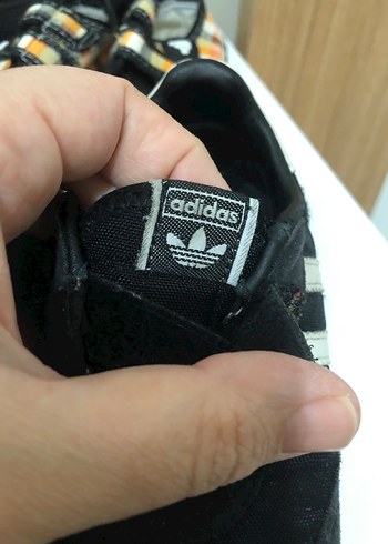 Erkek Çocuk Siyah Zebra Desenli Cırt Cırtlı Spor Ayakkabı - Görsel 5