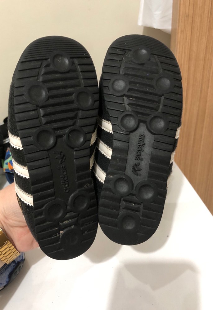 Erkek Çocuk Siyah Zebra Desenli Cırt Cırtlı Spor Ayakkabı - Görsel 3