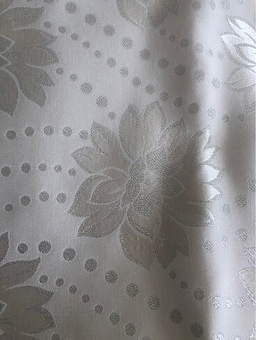 Gümüş rengi gerçek dantel ile sarılmış pike takımı - Görsel 12