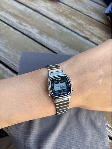 Beden gri Renk casio vintage saat