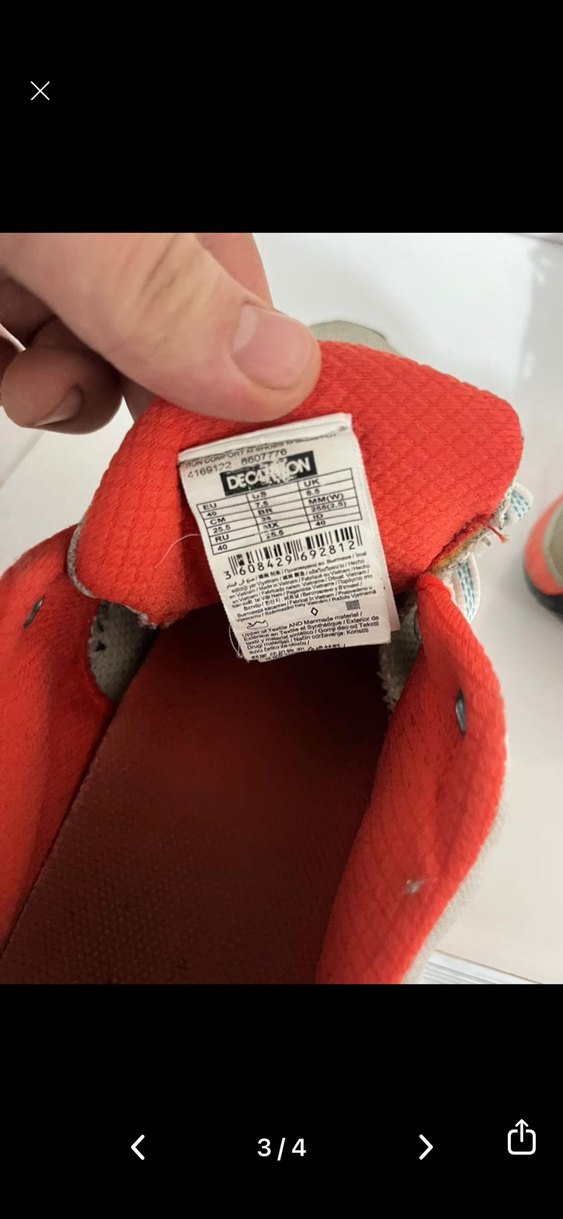 Gri-Beyaz Kadın Spor Ayakkabı - Görsel 3