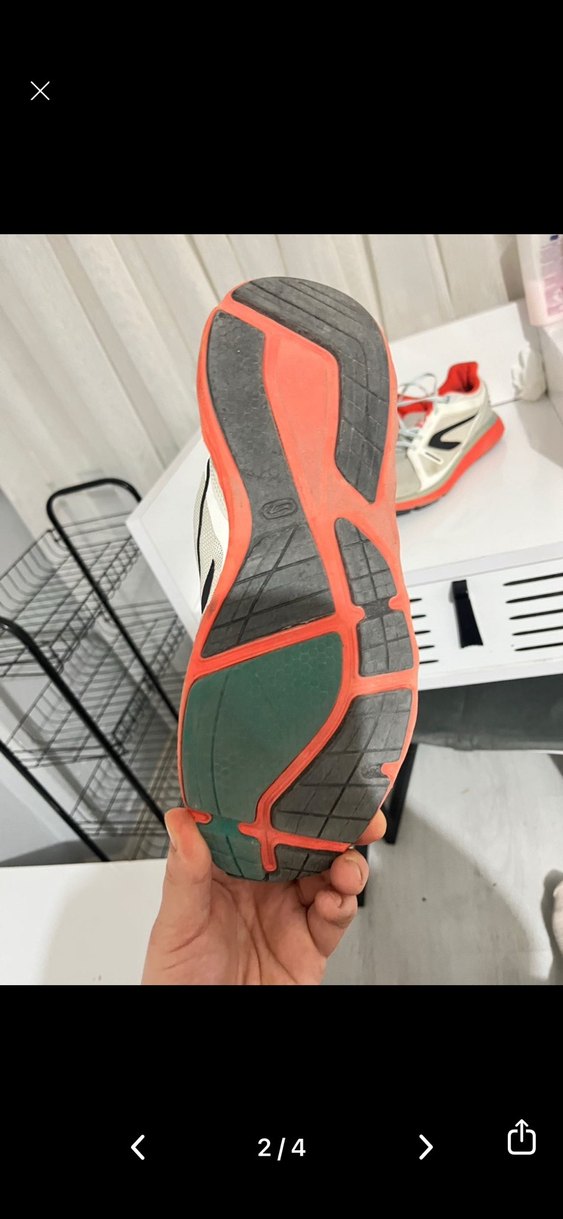 Gri-Beyaz Kadın Spor Ayakkabı - Görsel 2