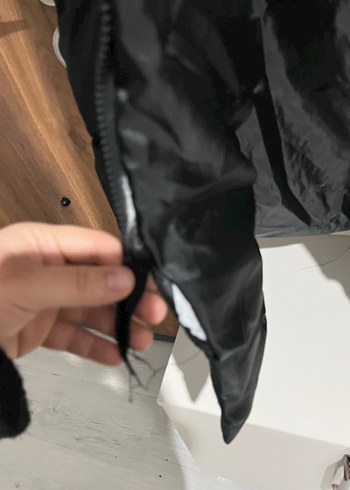 Siyah Uzun Kürklü Kadın Yelek - Görsel 4